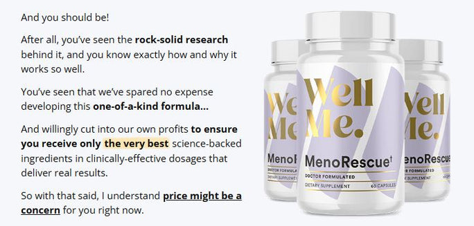 WellMe MenoRescue™ – Natural Menopause Support