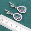 Fine 925 Silver Jewelry Set with Colored Topaz