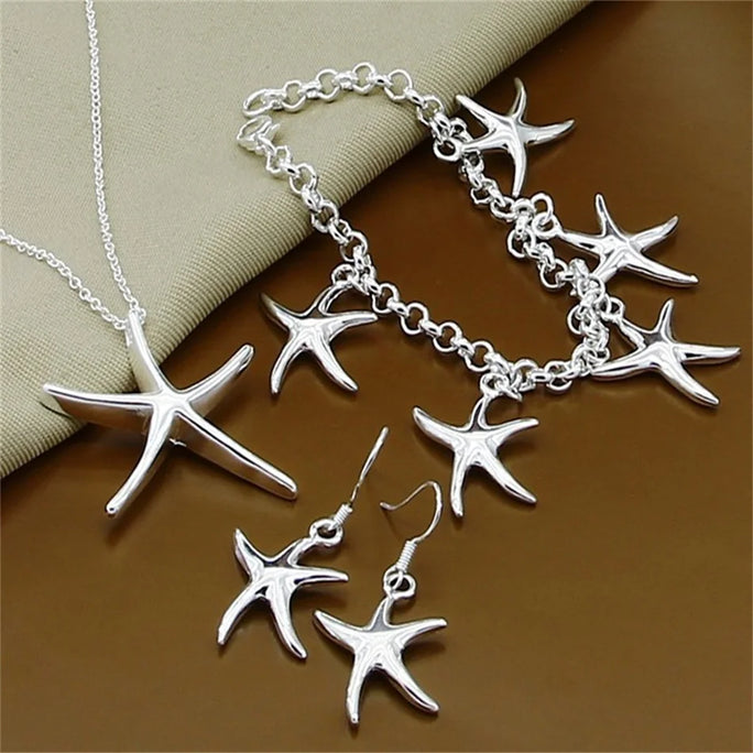 Fine Jewelry Set 925 Sterling