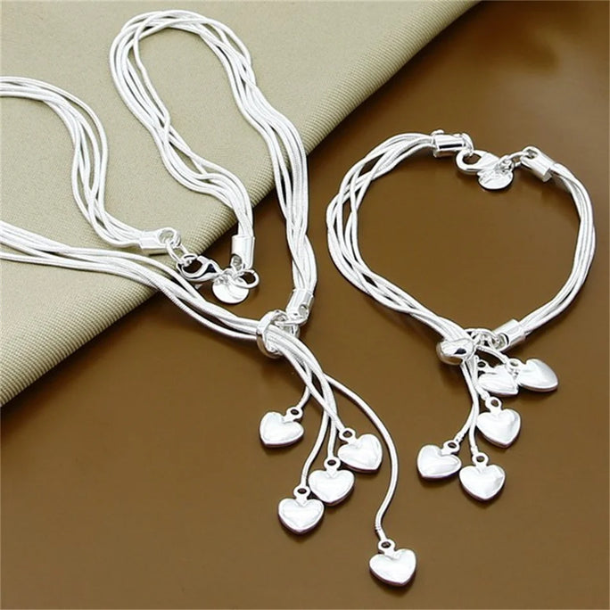 Fine Jewelry Set 925 Sterling