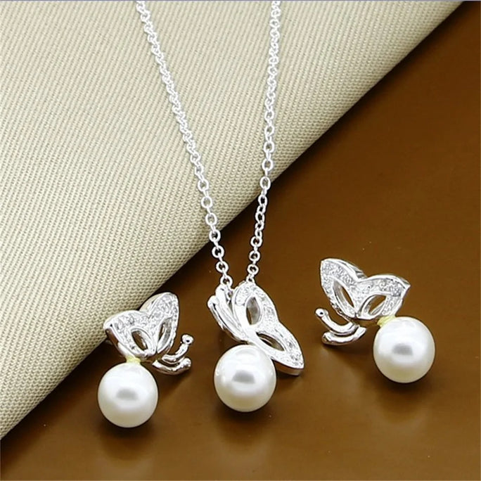 Fine Jewelry Set 925 Sterling