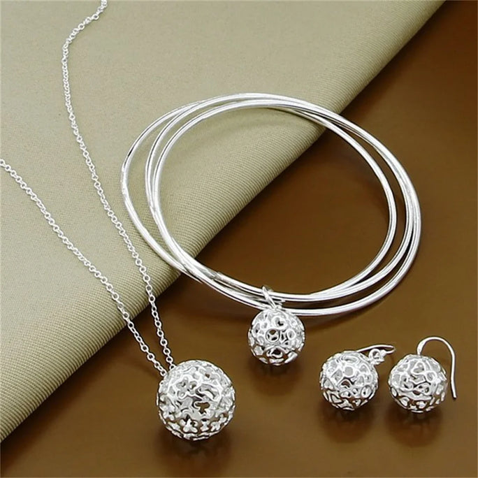 Fine Jewelry Set 925 Sterling