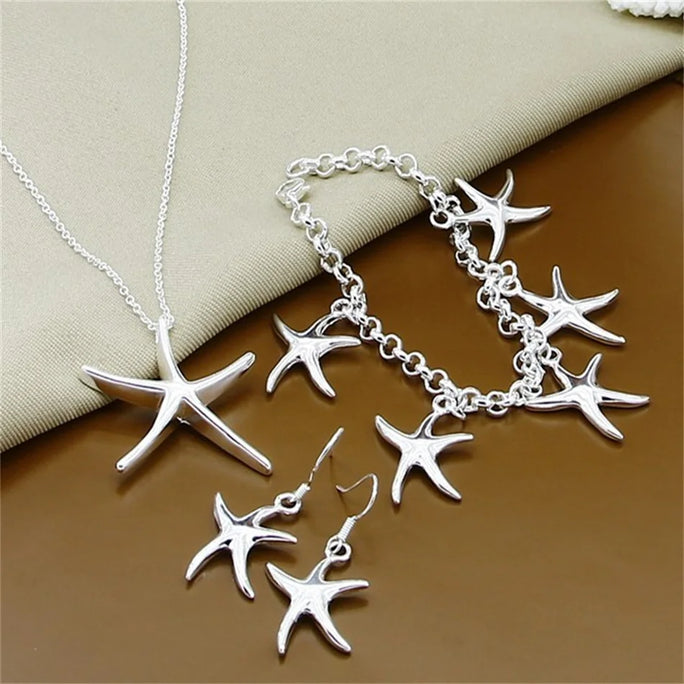 Fine Jewelry Set 925 Sterling