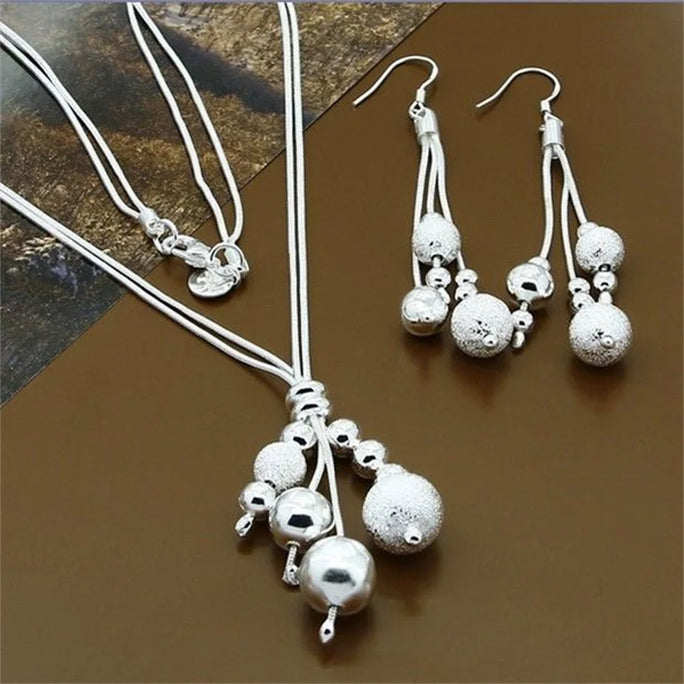 Fine Jewelry Set 925 Sterling