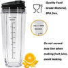 2 Pieces 32OZ Cups with Sip N Seal Compatible with Nutri Ninja Auto-iQ 1000W and Duo Blender