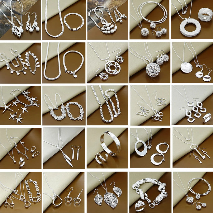 Fine Jewelry Set 925 Sterling