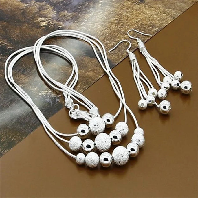 Fine Jewelry Set 925 Sterling