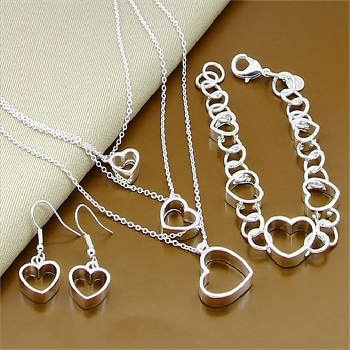 Fine Jewelry Set 925 Sterling
