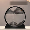 3D Sandscape Moving Sand Art Picture Quicksand Craft Round Glass Deep Sea Liquid Hourglass Flowing Sand Painting Home Decor Gift