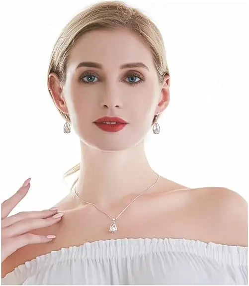 Silver Set, Natural Freshwater Pearl