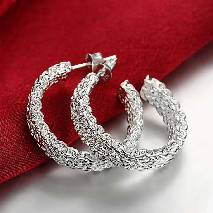 925 Sterling Silver Jewelry Set Contemporary