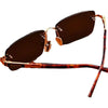 Retro Frameless Men’s Sunglasse