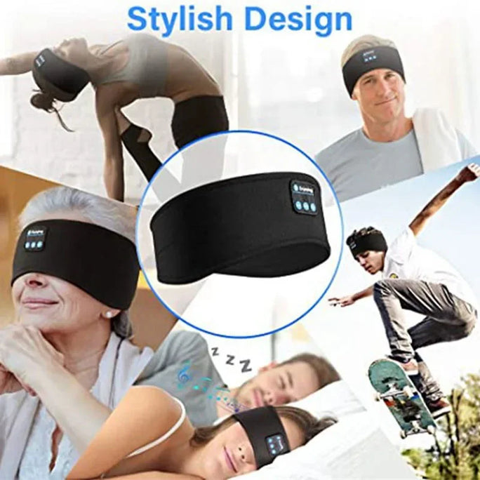 Wireless Bluetooth Headband Earphones - Sports Headphones (Elastic)