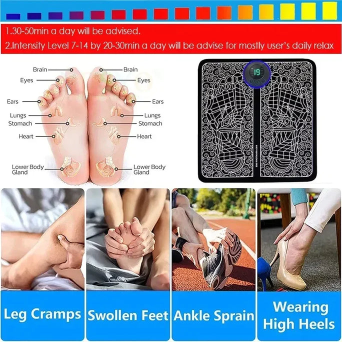 EMS Pulse Foot Massager - 19 levels