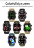 MISIRUN Smart Watch Men LED Flashlight Compass Altitude Air Pressure 100+ Sport Mode Fitness Tracker Outdoor Military Smartwatch