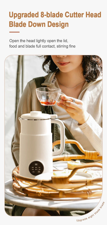 800ml Kitchen Blender Food Processors Wall Breaking Machine Soy Milk Maker Complete Professional Ninja High Power Portable Mixer