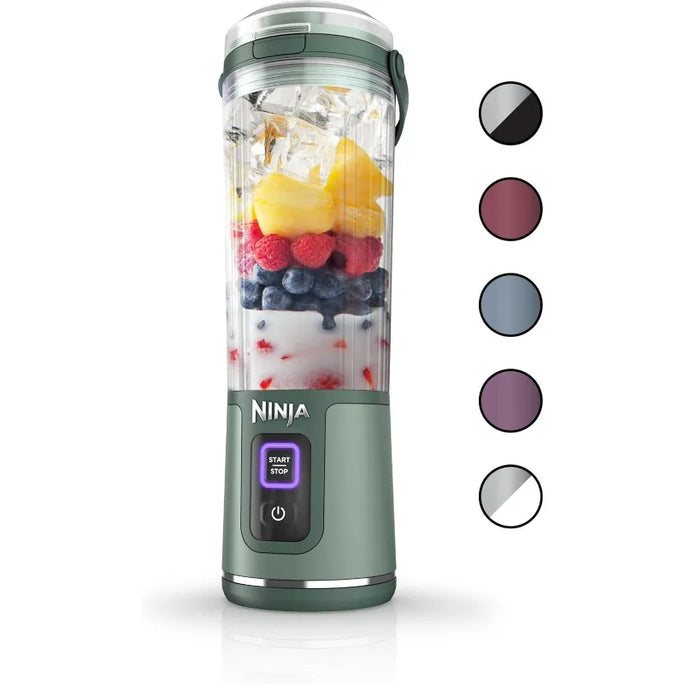 Ninja BC151NV Blast Portable Blender, Cordless, 18oz. Vessel, Personal Blender-for Shakes & Smoothies Leakproof-Lid & Sip Spout
