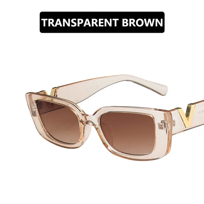 Retro  Rectangle Fashion Sunglasses