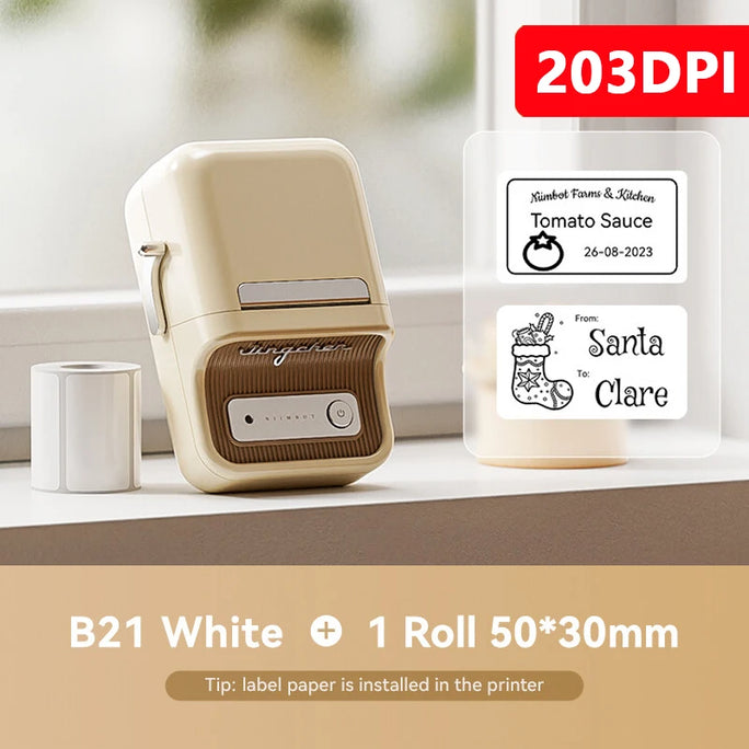 Mini Adhesive Label Printer – Wireless