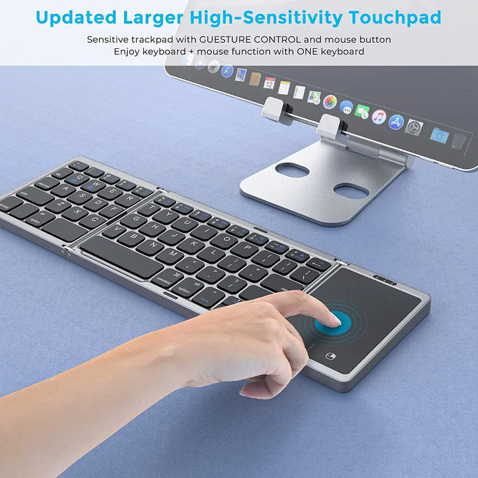 Folding Keyboard Wireless with Touchpad