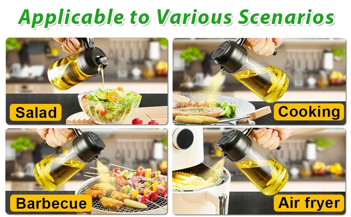 Olive Oil Dispenser Bottle 2-in-1