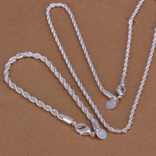 Classic Twisted italian Design silver 925