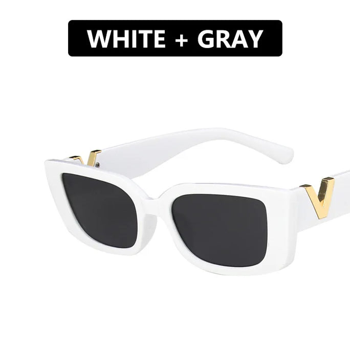 Retro  Rectangle Fashion Sunglasses