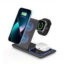 Portable Wireless 3-in-1 Charge .