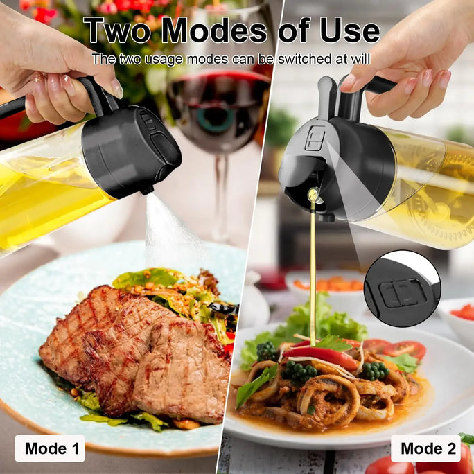 Olive Oil Dispenser Bottle 2-in-1