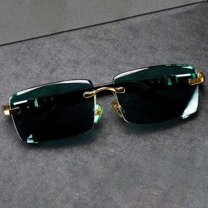 Retro Frameless Men’s Sunglasse
