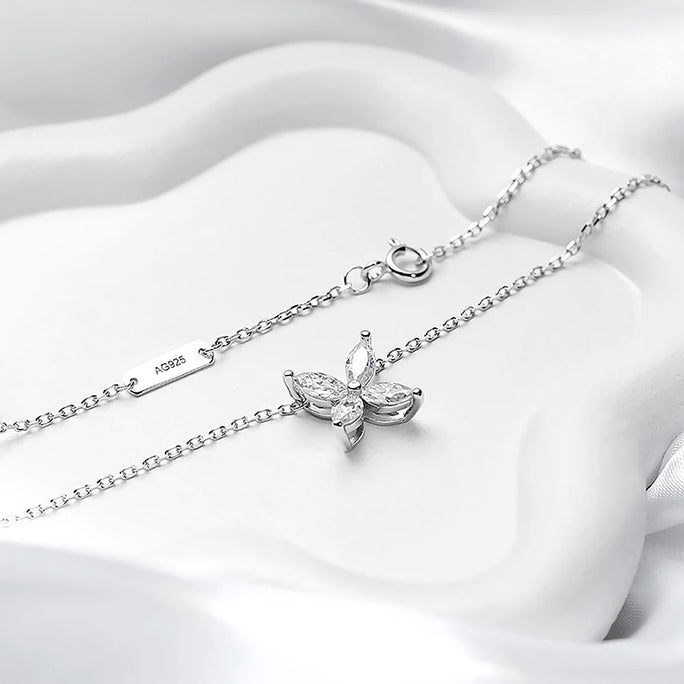 Butterfly Moissanite Jewelry Sets