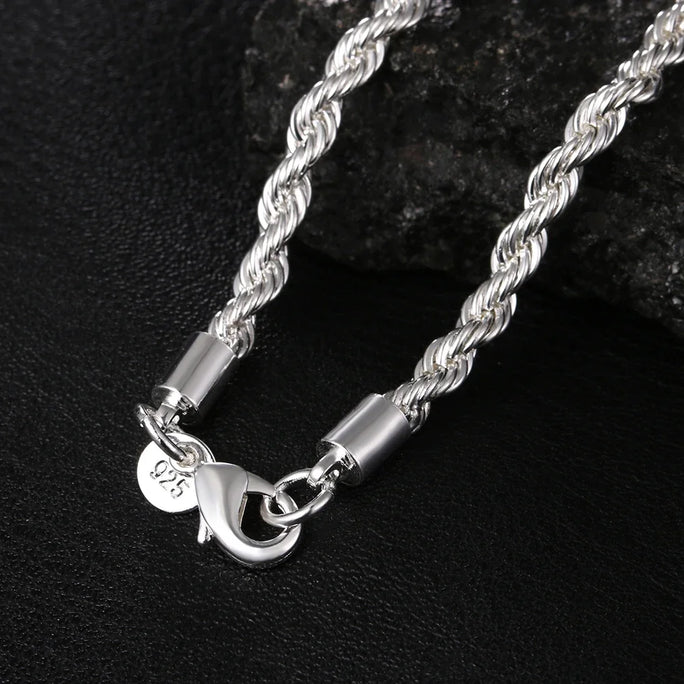 Classic Twisted italian Design silver 925