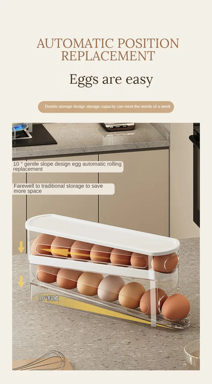 Smart Egg Storage: Vertical Automatic Egg Holder