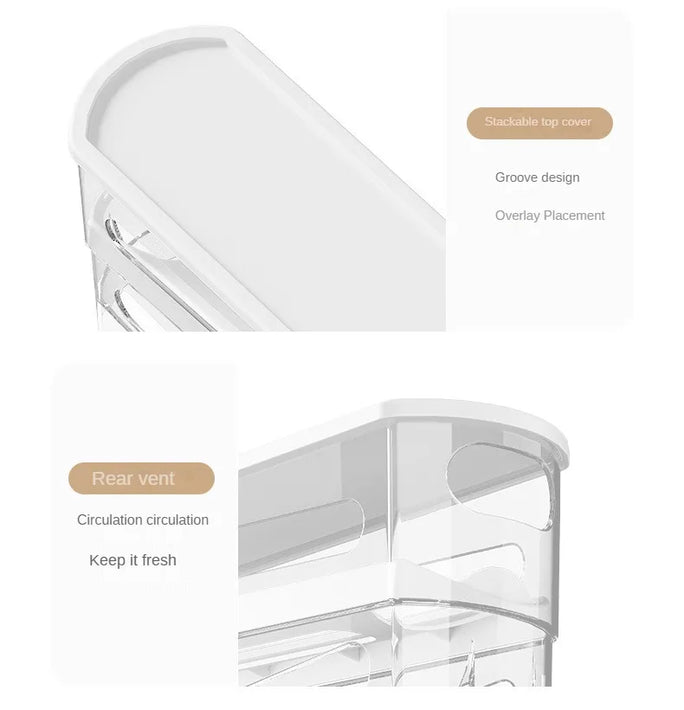 Smart Egg Storage: Vertical Automatic Egg Holder
