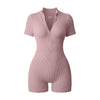 New Color -Short Sleeve Zipper