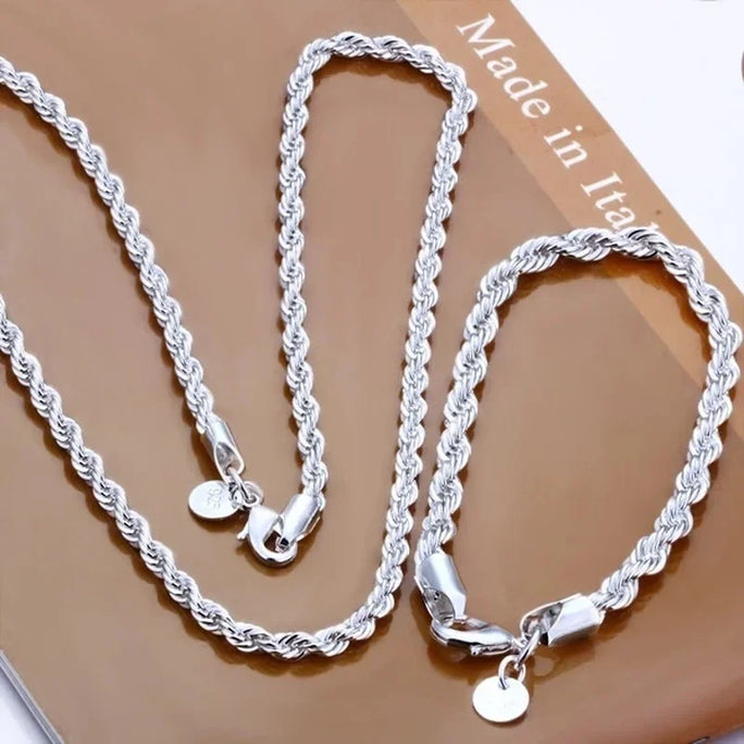 Classic Twisted italian Design silver 925