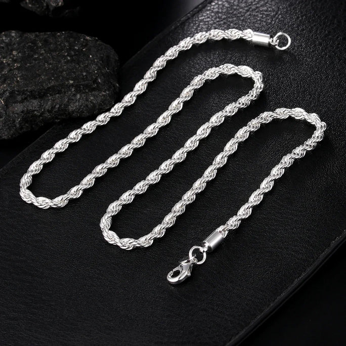 Classic Twisted italian Design silver 925