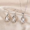 Silver Set, Natural Freshwater Pearl