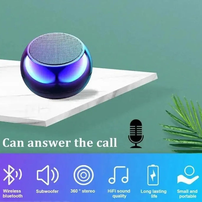 M3 Portable Bluetooth Speaker - Heavy Bass & Compact Design