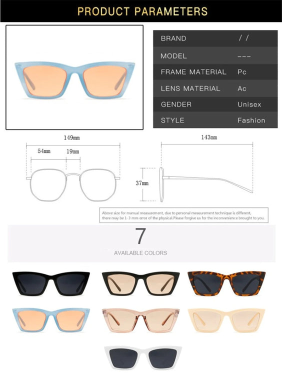 Vintage Cat Eye Sunglasses