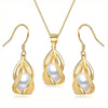 Silver Set, Natural Freshwater Pearl