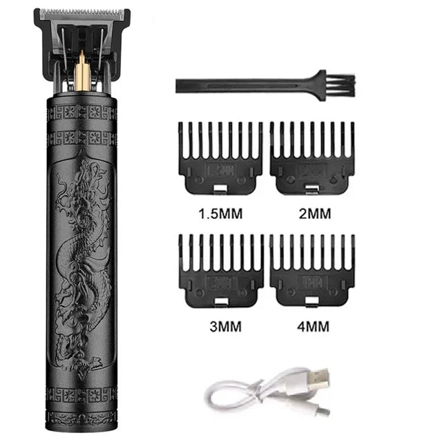 Vintage Electric Hair Trimmer for Men – Rechargeable & Stylish