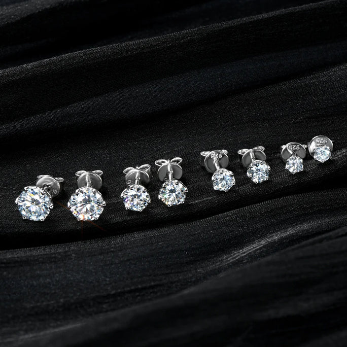 925 Silver Moissanite Jewelry Set