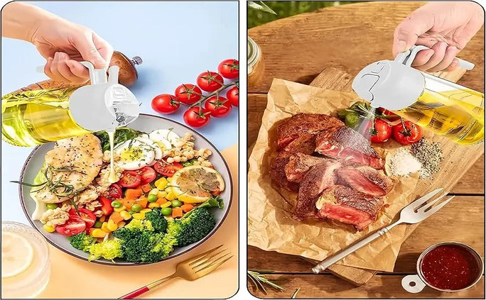 Olive Oil Dispenser Bottle 2-in-1