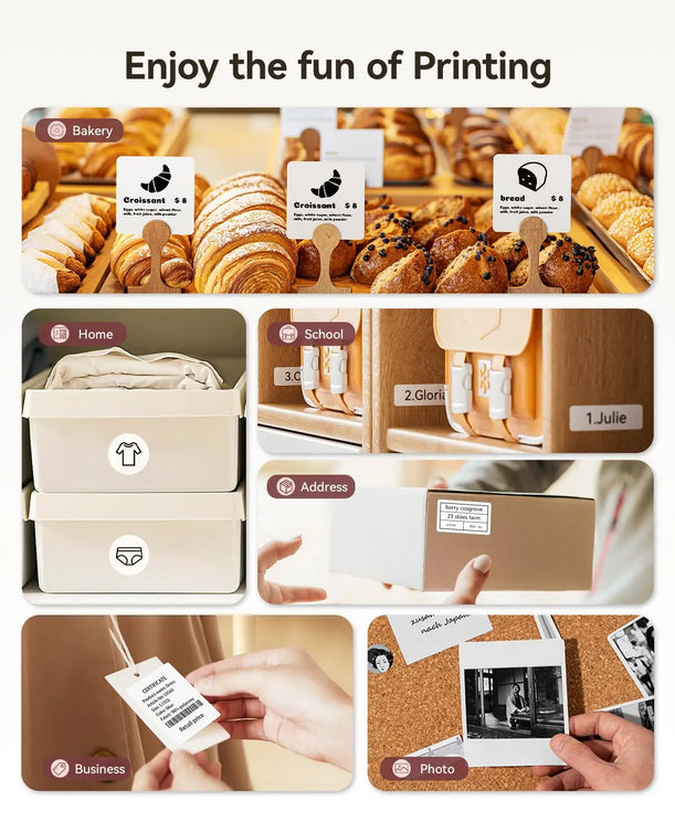 Mini Adhesive Label Printer – Wireless