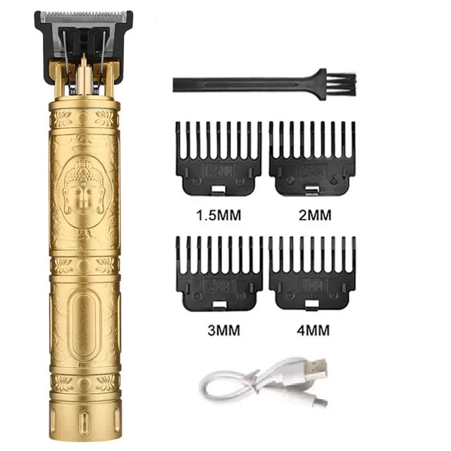 Vintage Electric Hair Trimmer for Men – Rechargeable & Stylish