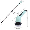9-in-1 Electric Cleaning Brush Electric Spin Cleaning Scrubber Electric Cleaning Tools Parlour Kitchen Bathroom Cleaning Gadgets