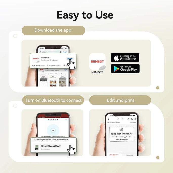 Mini Adhesive Label Printer – Wireless