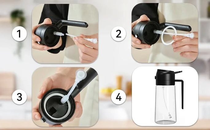 Olive Oil Dispenser Bottle 2-in-1