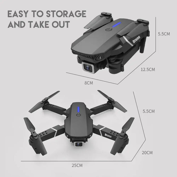 Drone with 4K 1080P Wide Angle HD Camera